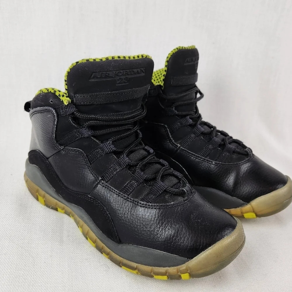 Nike Air Jordan Retro 10 Venom Green Black